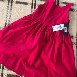 Ralph Lauren Polo Fuchsia Corduroy Dress - Size 5 NWT